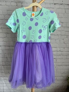 Whity Darling Mint and Purple Tulle Dress Size 8